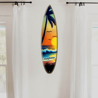 Sunset Surf - Surfboard Wall Art Surfboard Wall Art Meissenburg Designs