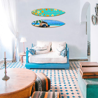 Woody on the Beach - Surfboard Wall Art Surfboard Wall Art Meissenburg Designs