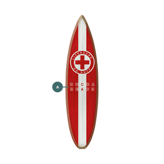Lifeguard Sign: Personalized - Surfboard Wall Art Surfboard Wall Art Meissenburg Designs