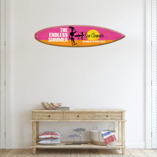 The Endless Summer: San Clemente - Surfboard Wall Art Surfboard Wall Art Bruce Brown Films