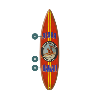 Surf Riders - Surfboard Wall Art Surfboard Wall Art Meissenburg Designs