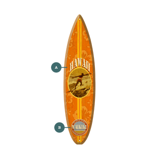 Surf Association - Surfboard Wall Art Surfboard Wall Art Meissenburg Designs