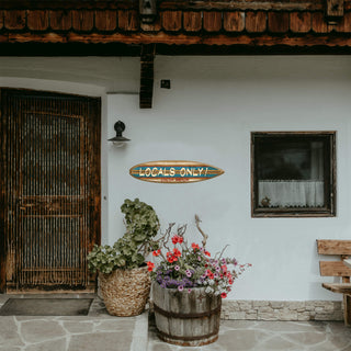 Locals Only - Surfboard Wall Art Surfboard Wall Art Meissenburg Designs