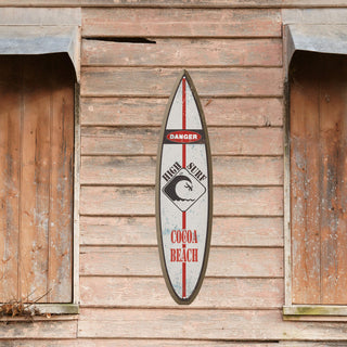 Danger High Surf - Surfboard Wall Art Surfboard Wall Art Meissenburg Designs