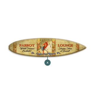 Parrot Lounge - Surfboard Wall Art Surfboard Wall Art Meissenburg Designs