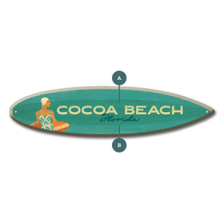 Seaside Style - Surfboard Wall Art Surfboard Wall Art Meissenburg Designs