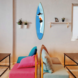 Seaside Serenity - Surfboard Wall Art Surfboard Wall Art Meissenburg Designs