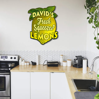 Garden Cutouts: Lemons - Decorative Plaque Shaped Wall Art Meissenburg Designs