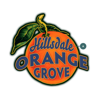 Garden Cutouts: Orange Grove - Decorative Plaque Shaped Wall Art Meissenburg Designs