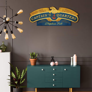 Captain's Quarters - Wood Wall Decor Shaped Wall Art Meissenburg Designs
