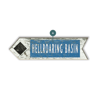 Ski Run Difficulty Arrow: Black - Wood Wall Decor Shaped Wall Art Meissenburg Designs Wood 36" x 10" Left