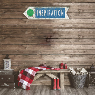 Ski Run Difficulty Arrow: Green - Wood Wall Decor Shaped Wall Art Meissenburg Designs
