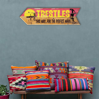 The Perfect Wave Arrows - Wood Wall Decor Shaped Wall Art Bruce Brown Films