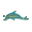 Corrugated Dolphin Cutout