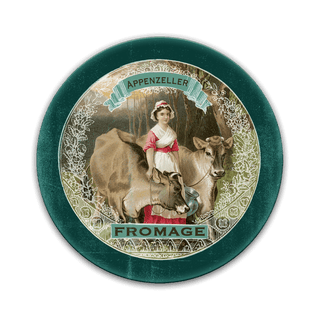 Appenzeller Fromage Cheese Label Shaped Wall Art Meissenburg Designs