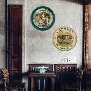 Appenzeller Fromage Cheese Label Shaped Wall Art Meissenburg Designs
