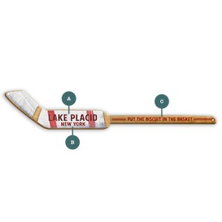 Hockey Stick Cut Up - Wood Wall Decor Meissenburg Designs