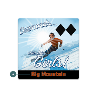 Ski Diamonds: Personalized - Souvenirs & Gifts Souvenirs & Gifts Out West Design
