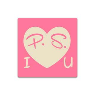 P.S. I Love You: White on Pink - Souvenirs & Gifts