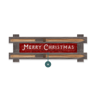 Merry Christmas Sign: Personalized - Framed Wall Decor Framed Wall Art Meissenburg Designs