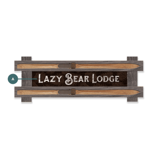 Welcome to the Lodge: Personalized - Framed Wall Decor Framed Wall Art Meissenburg Designs