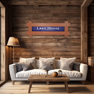 Lake House Sign - Framed Wall Decor Framed Wall Art Meissenburg Designs