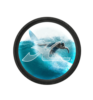 Hobie H Surfer - LED Barrel End Wall Art Barrel End Wall Art Hobie