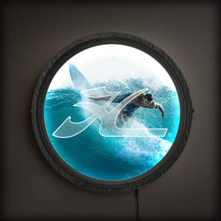 Hobie H Surfer - LED Barrel End Wall Art Barrel End Wall Art Hobie