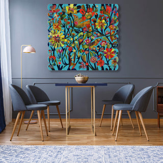 Daydream Garden Symphony - Wooden Wall Decor Wood & Metal Wall Art Este MacLeod