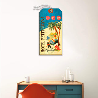 Hotel Petit Royal - Luggage Tag Luggage Tag Wall Art Meissenburg Designs