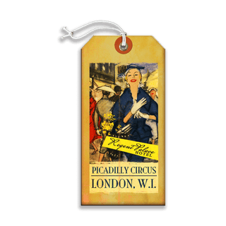Regent Palace Hotel - Luggage Tag Luggage Tag Wall Art Meissenburg Designs