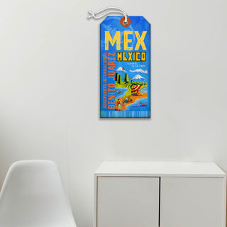 Benito Juarez International Airport - Luggage Tag Luggage Tag Wall Art Meissenburg Designs