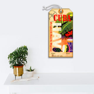 Rancho-Boyeros Airport, Havana, Cuba - Luggage Tag Luggage Tag Wall Art Meissenburg Designs