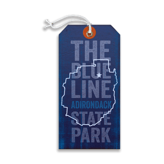 Adirondack State Park - Luggage Tag Luggage Tag Wall Art Meissenburg Designs