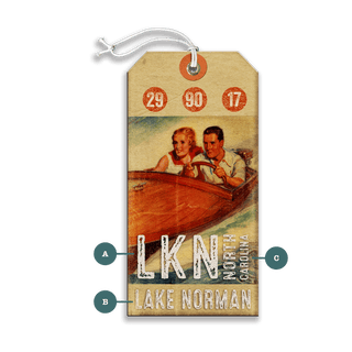 Where Every Day is an Adventure - LKN Luggage Tag Luggage Tag Wall Art Meissenburg Designs