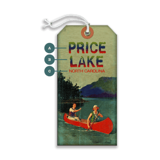Come Share the Beauty - Luggage Tag Luggage Tag Wall Art Curtis Publishing