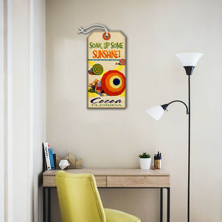 Soak Up Some Sunshine! - Luggage Tag Luggage Tag Wall Art Meissenburg Designs