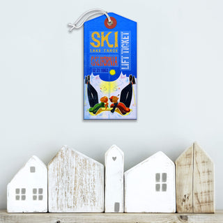 Ski Lift Ticket - Luggage Tag Luggage Tag Wall Art Meissenburg Designs