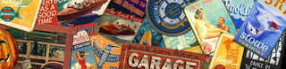 Landing page banner used for miscellaneous pages throughout the site.  Shows a collage of different signs and artwork.
