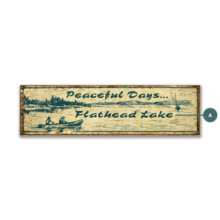 Peaceful Days - Wood & Metal Wall Art Wood & Metal Wall Art Meissenburg Designs Metal 36" x 10.5"