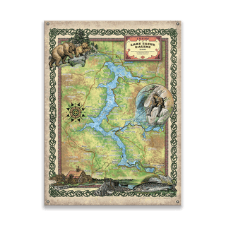 Lake Coeur D'Alene: Version 2 - Wood & Metal Wall Art Wood & Metal Wall Art Lisa Middleton Metal 17" x 23"