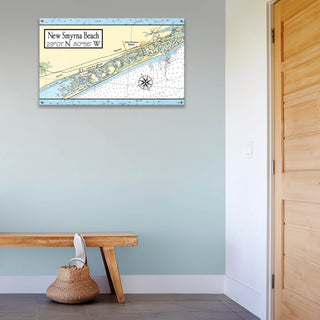 New Smyrna Beach Area Chart - Wood & Metal Wall Art Wood & Metal Wall Art Joanne Murphy