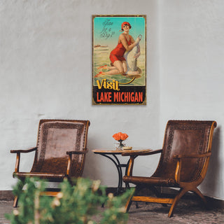 Time for a Dip - Wood & Metal Wall Art Wood & Metal Wall Art Meissenburg Designs