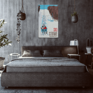 Mountain Chair Lift - Wood & Metal Wall Art Wood & Metal Wall Art Meissenburg Designs