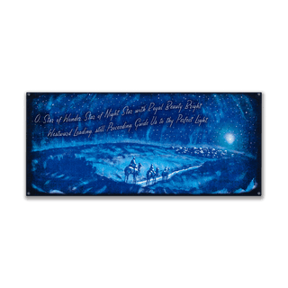 Star of Wonder - Wood & Metal Wall Art Wood & Metal Wall Art Meissenburg Designs Metal 24" x 10.5"