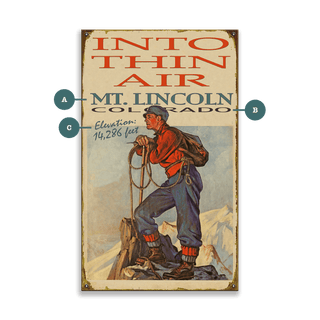 Into Thin Air - Wood & Metal Wall Art Wood & Metal Wall Art Meissenburg Designs Metal 8" x 14"