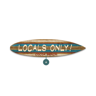 Locals Only: Personalized - Souvenirs & Gifts Souvenirs & Gifts Meissenburg Designs Wood Magnet (Pack of 12) 5.9" x 1.45"
