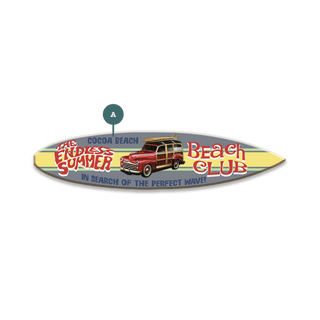 The Endless Summer: Beach Club - Souvenirs & Gifts Souvenirs & Gifts Bruce Brown Films Wood Magnet (Pack of 12) 5.9" x 1.45"