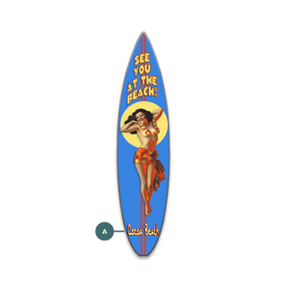 See You at the Beach - Souvenirs & Gifts Souvenirs & Gifts Meissenburg Designs Wood Magnet (Pack of 12) 1.45" x 5.9"