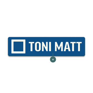 Ski Run Custom Signs: Blue Square - Souvenirs & Gifts Souvenirs & Gifts Out West Design Wood Magnet (Pack of 12) 5.75" x 1.45"